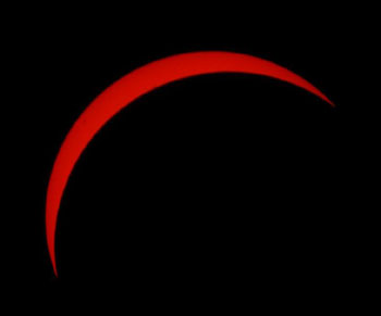 Partial Eclipse above Sallum, Egypt