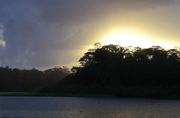 Early sunset, Tortuguera, Costa Rica