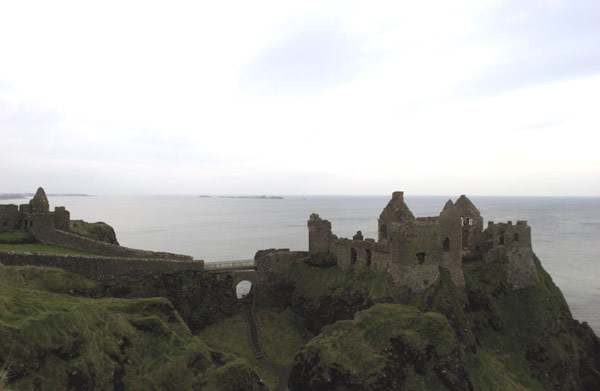 Dunluce Castle in Ireland.