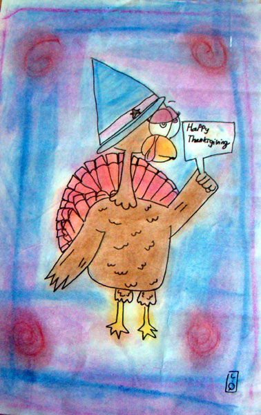 cartoon turkey