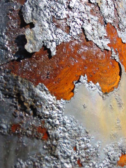 Rusting metal image