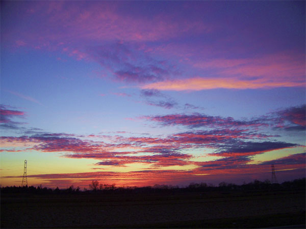 colorful sunrise