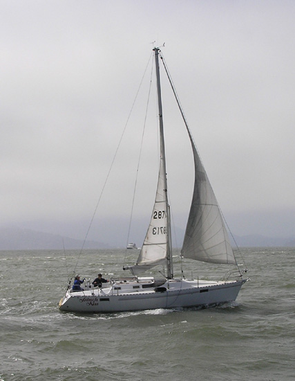 Sailboat on San Francisco Bay