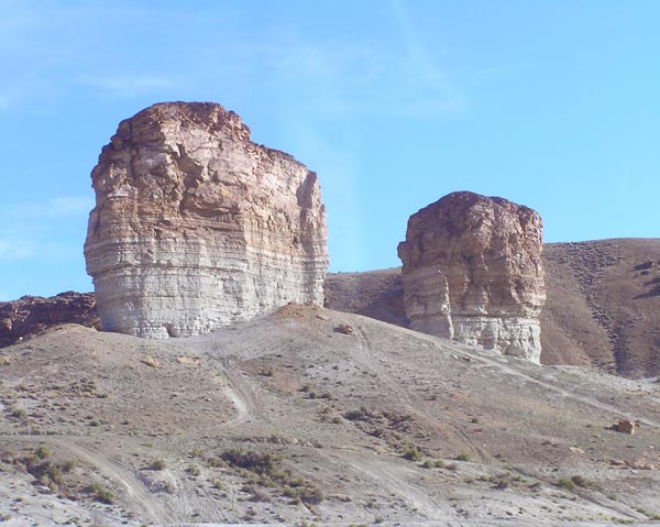 Rock structures in Wyoming