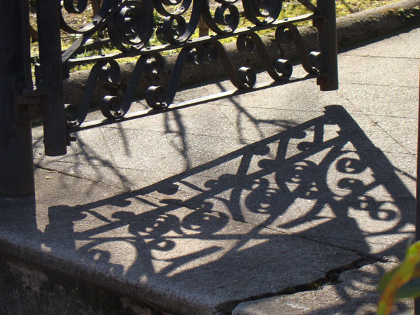 gate and shadow